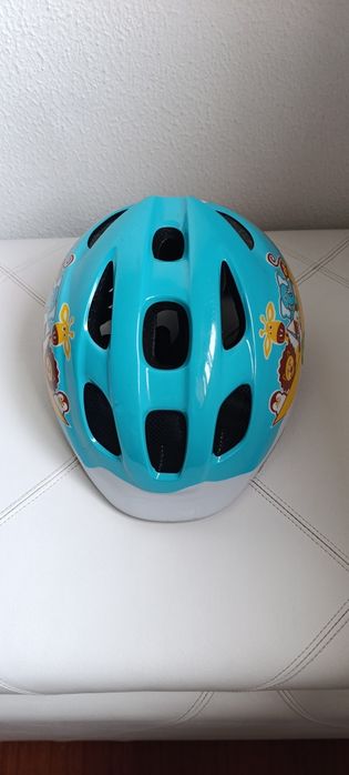 Capacete azul de Bicicleta Criança 46-53 cm Btwin