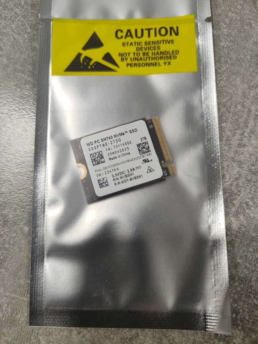 Нові! SSD m.2 2230 WD SN740 1TB (для steam deck, rog ally)
