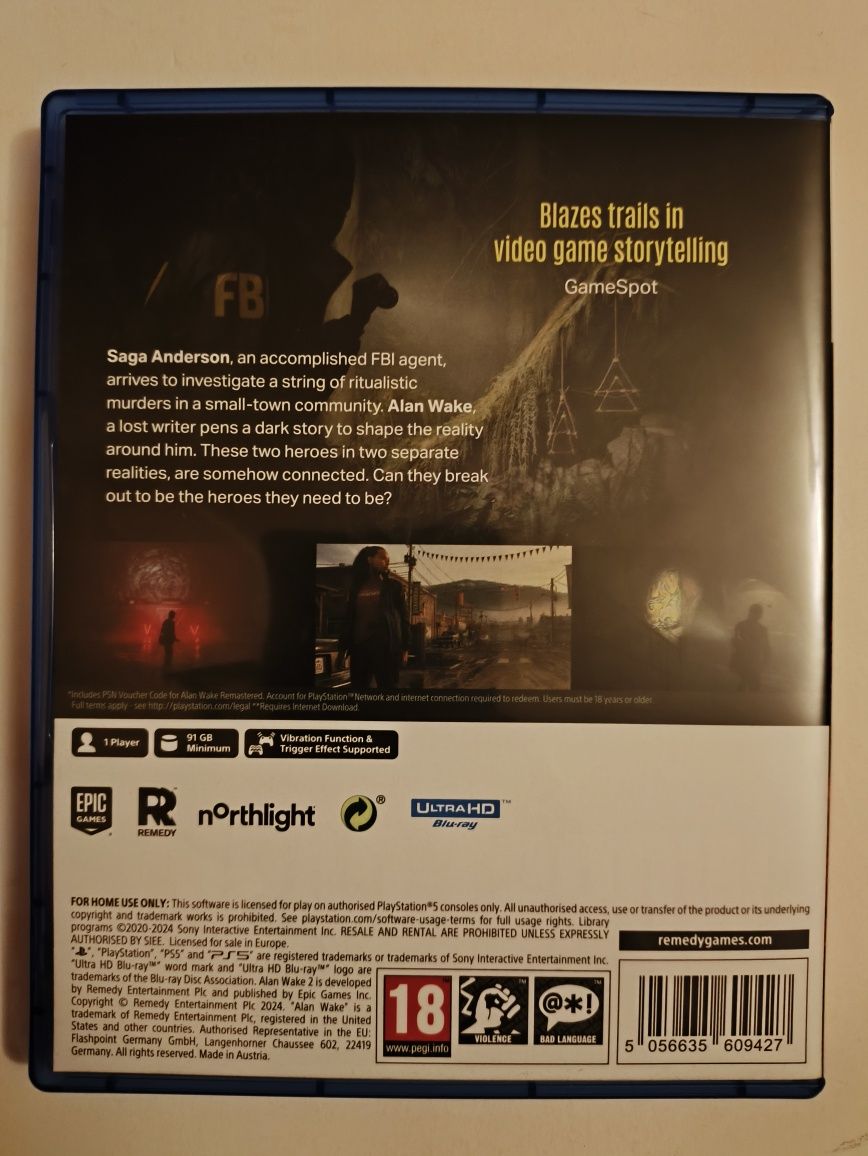Alan Wake 2 Deluxe Edition PL PS5