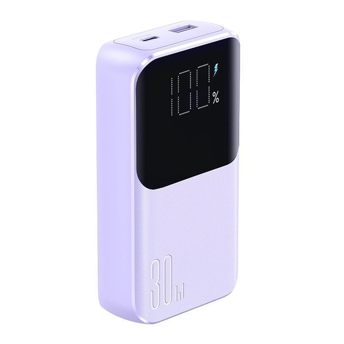 Powerbank Joyroom 30W 10000mAh z Wbudowanymi Kablami - Fioletowy