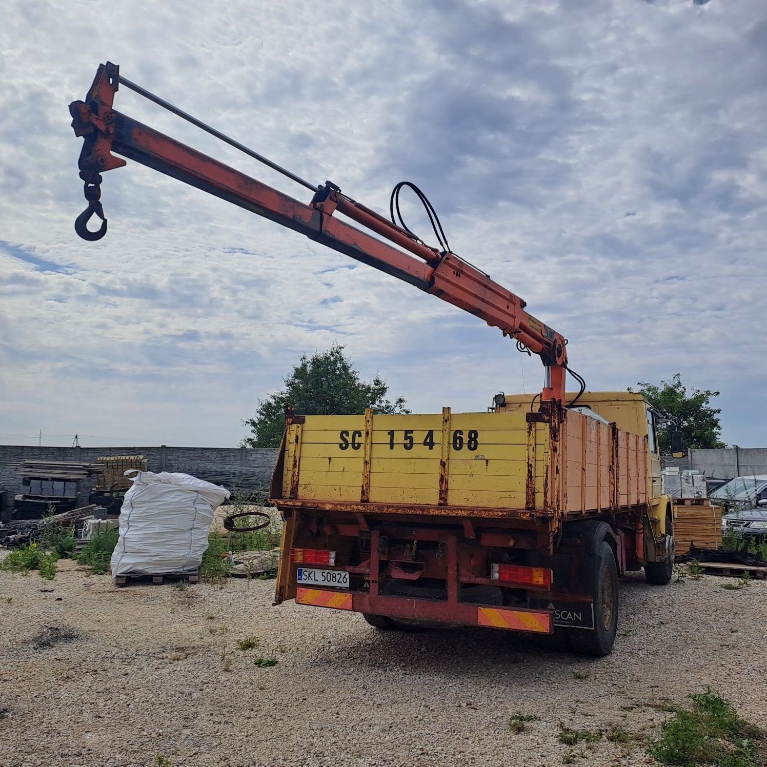 Scania 142 wywrot kiper hds 9t zamiana i