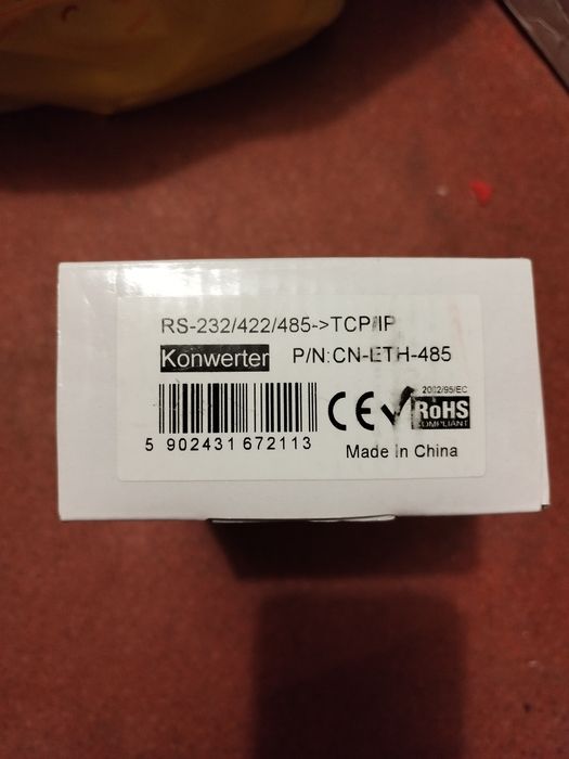 Konwerter RS 485, CN-ETH-482-232, F&F