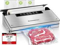 Bonsenkitchen urządzenie do pakowania próżniowego z 5 trybami, 8 l/min