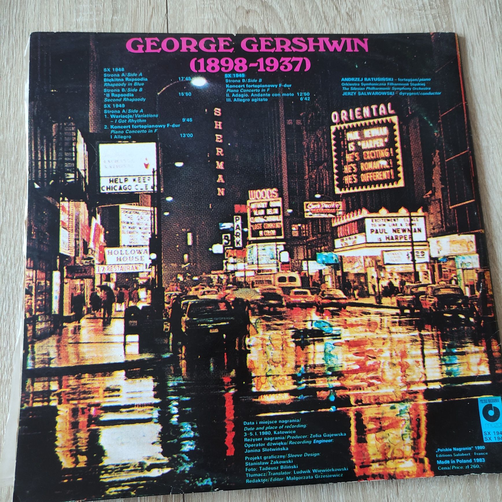 Płyta winylowa George Gershwin
