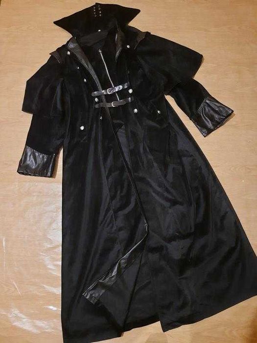 Punk rave готическая куртка, пальто, плащ Винтаж