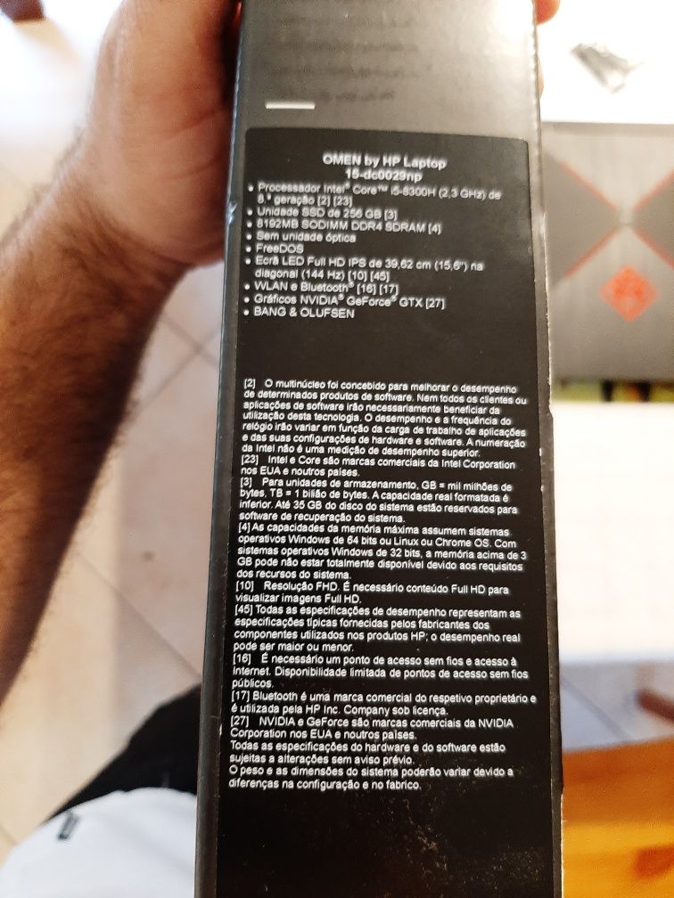 HP OMEN- para peças ou completo