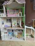 Domek dla lalek 120 cm z altanką