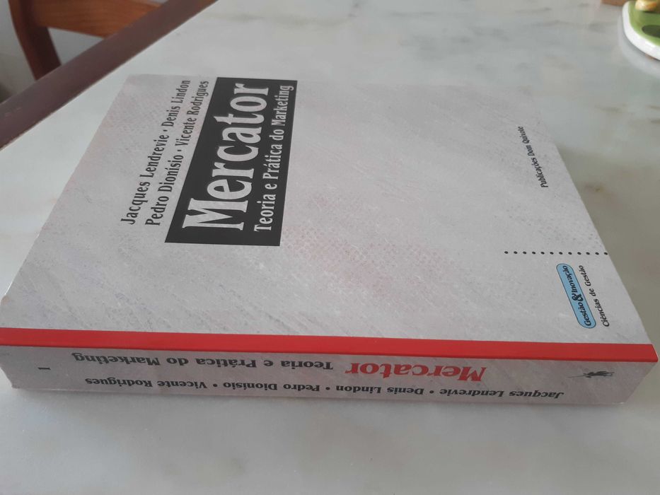 Livro "Mercator Teoria e Prática do Marketing", em excelente estado