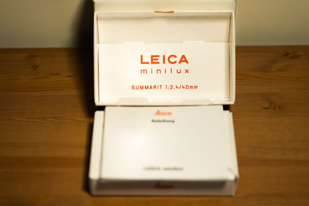 Leica Minilux C/ caixa original