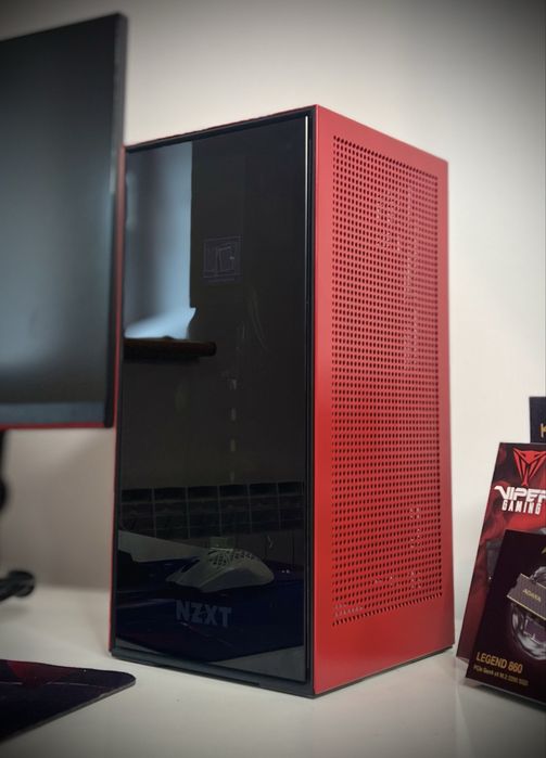 Gamingowy PC ITX Ryzen 7600 RTX4060Ti 32GB DDR5 1TB NVMe NZXT H1 Gwar