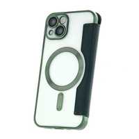 Etui Smart Chrome Mag Do Iphone 14 6,1" Zielony