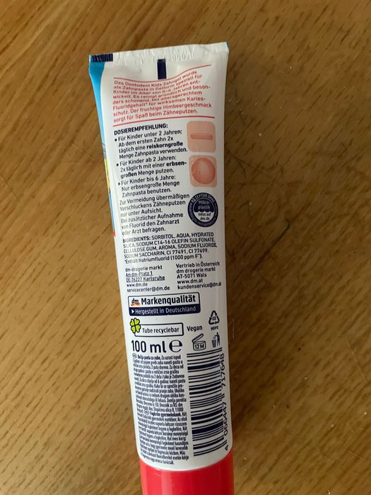 Зубна паста donto dent 0-6 років