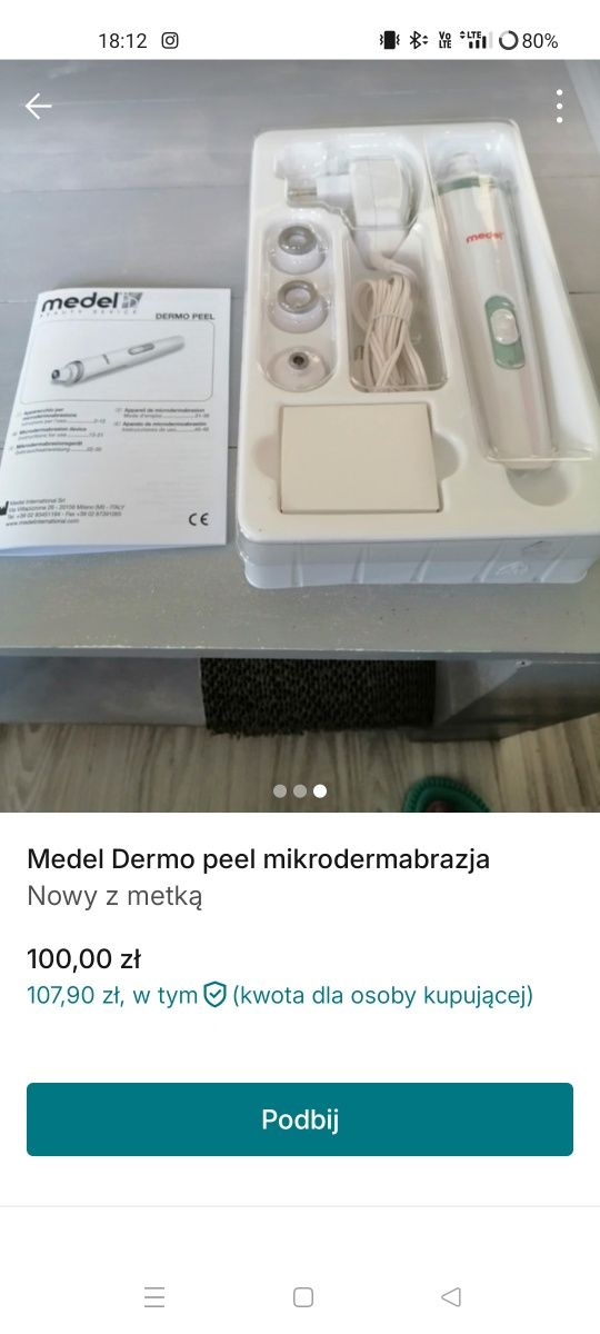 Mikrodermabrazja Mendel Dermo peel