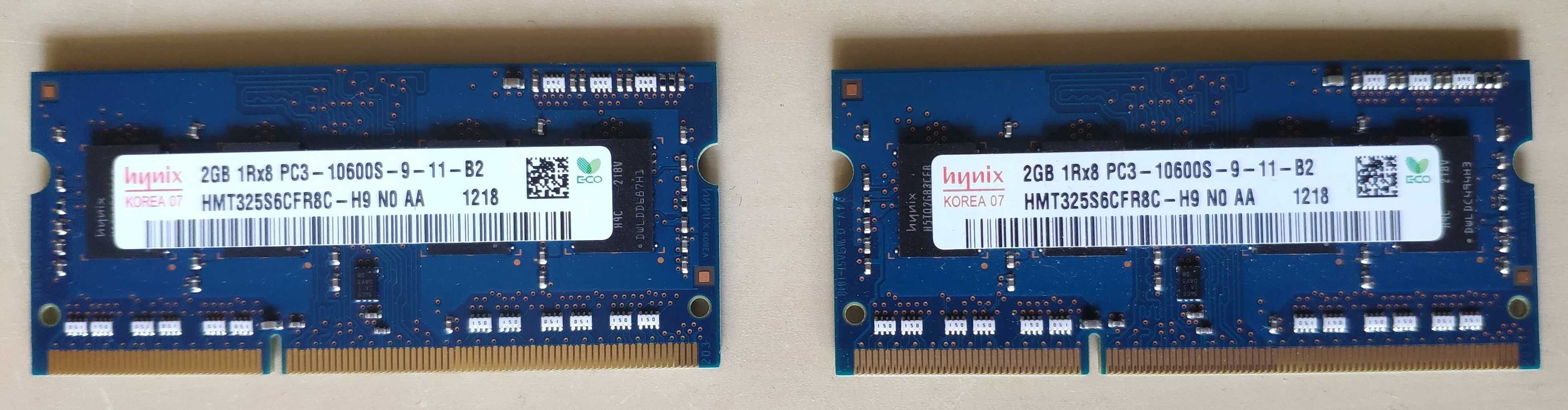 Pamięć RAM 2x2GB DDR3 Hynix HMT325S6CFR8C-H9 Dell