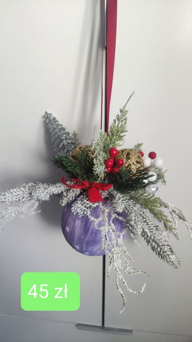 Wieniec świąteczny na drzwi do świata Boże Narodzenie