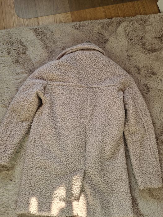 Plaszcz Teddy Beshka Beżowy s 36