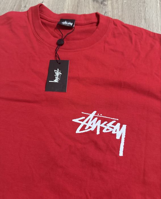 Tee Stussy Dice Red