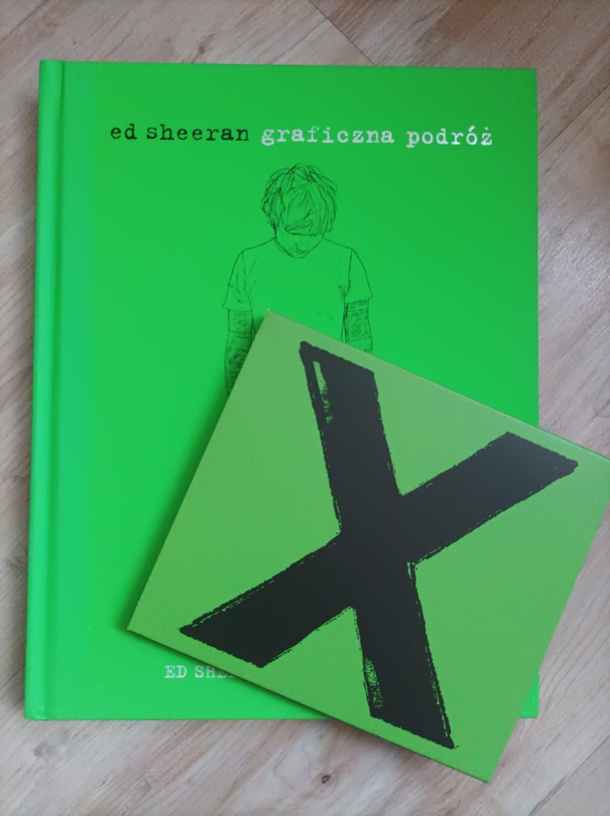 Książka Ed Sheeran graficzna podróż