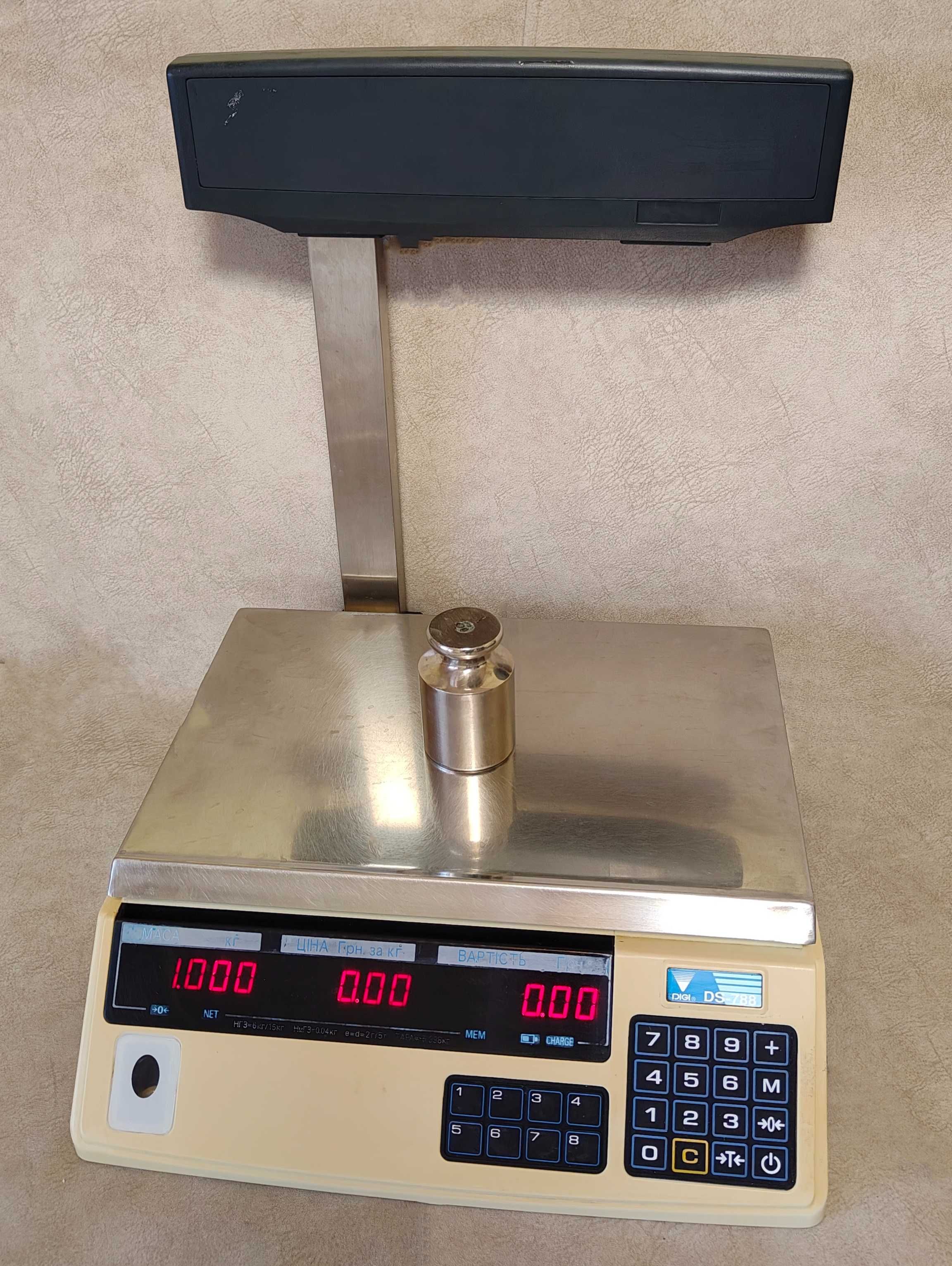 Весы DIGI DS788 до 15 к, RS232