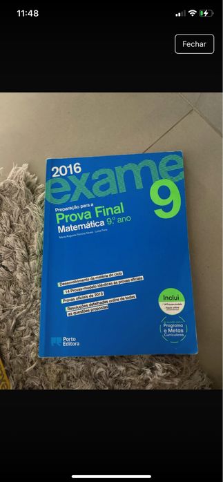 Livro de Exames 9 ano Portugues e Matematica