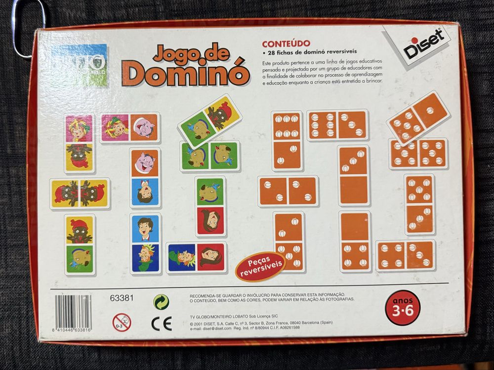 Colecionável - Jogo de Dominó “SÍTIO PICAPAU AMARELO”