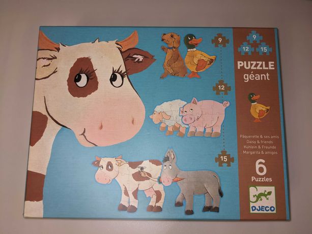 Детские большие пазлы Djeco Puzzle Geant