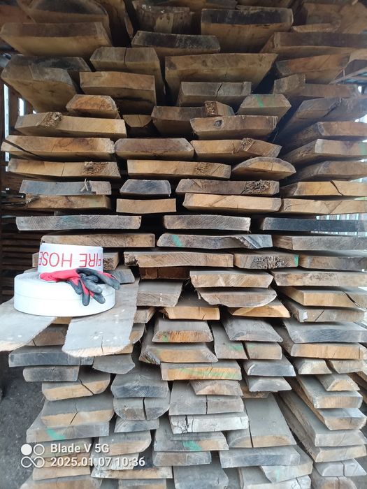 Bale dębowe 5cm długość 2,5m suche.