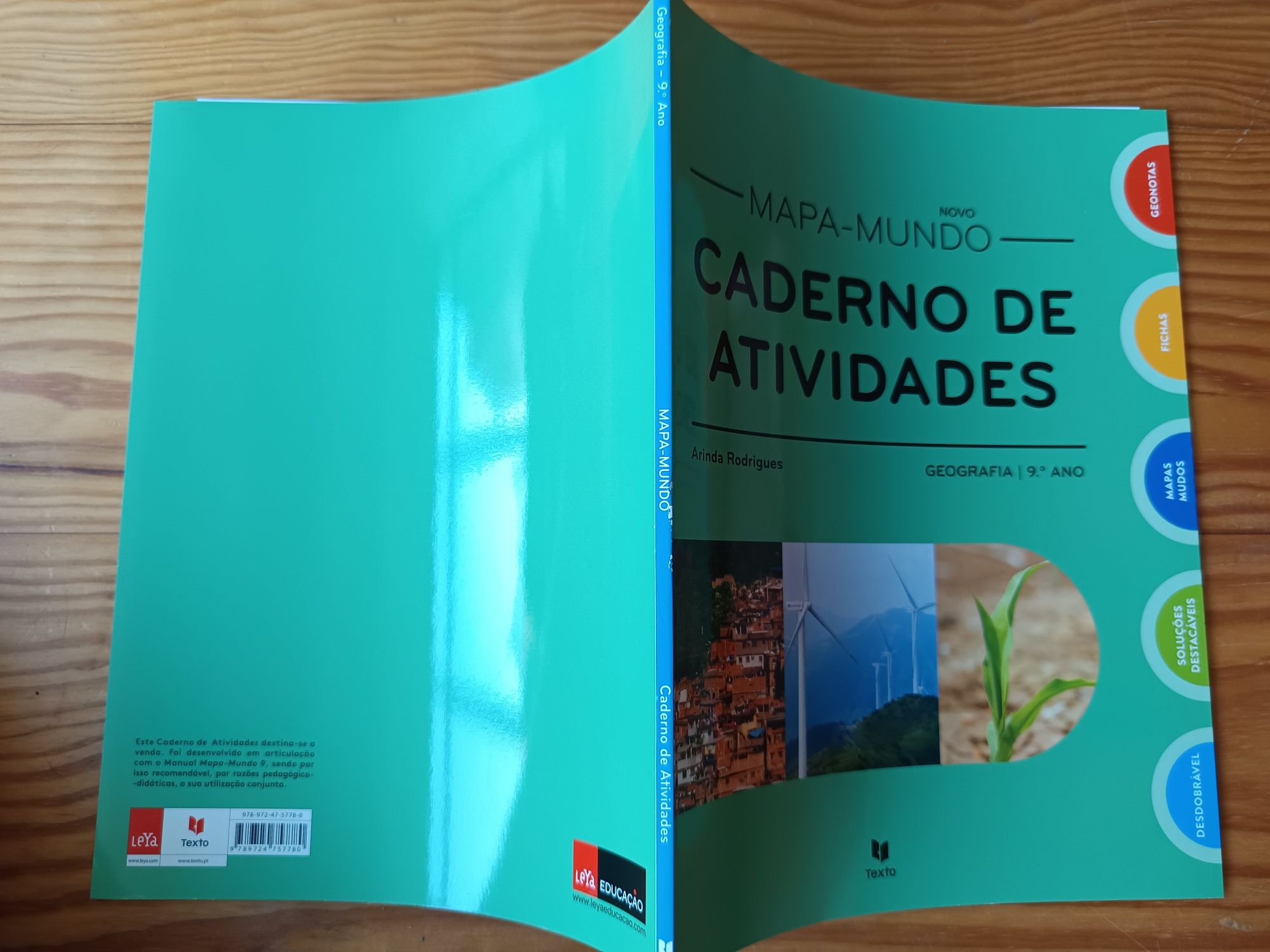 Mapa-mundo 9 - Geografia 9º ano - Livro e Caderno de Exercícios