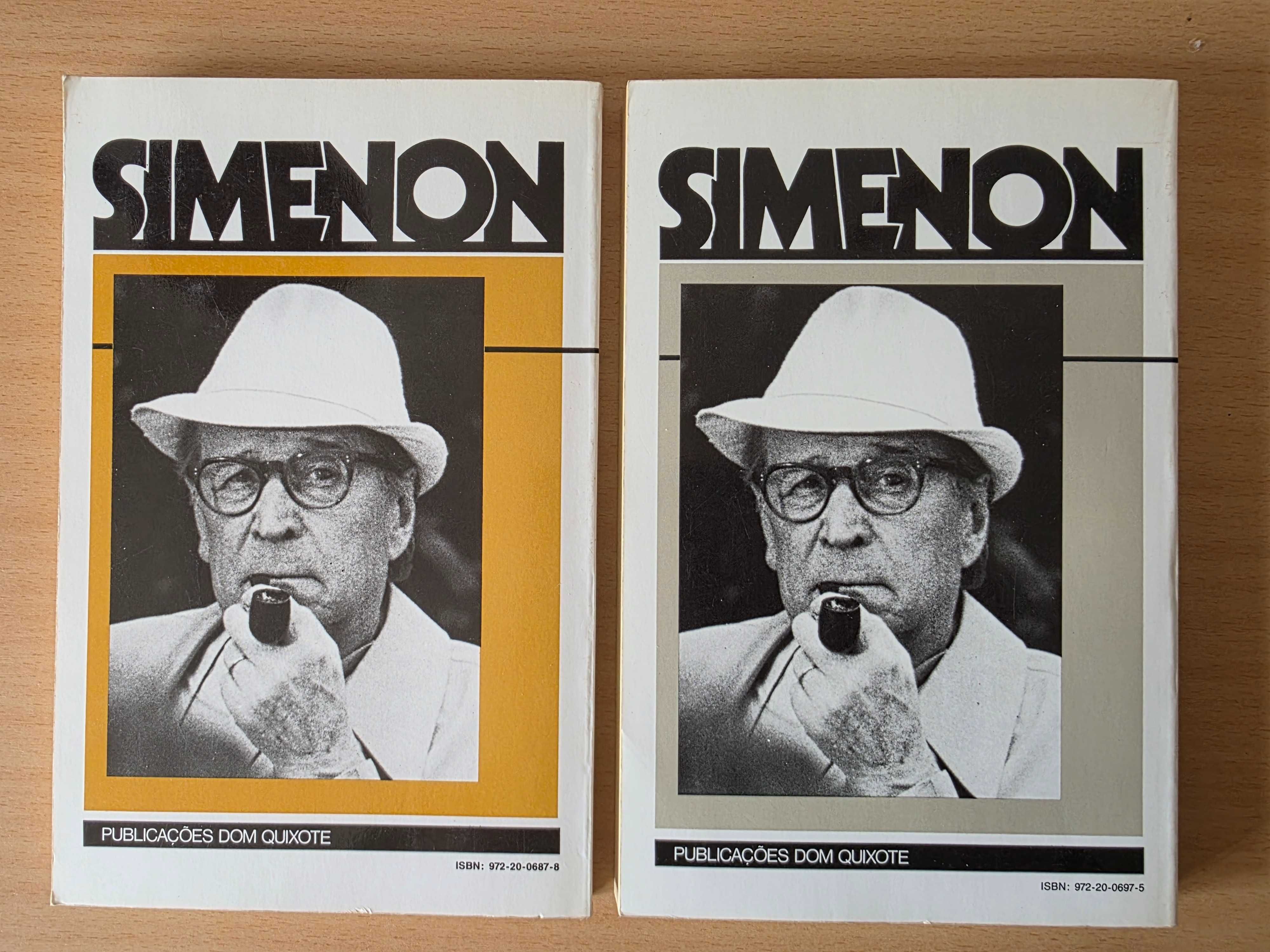 2 livros de Georges Simenon