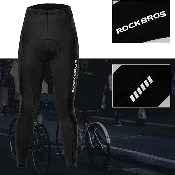 Spodnie kolarskie Rockbros RK20043XL oddychające z wkładką XXXL - czar