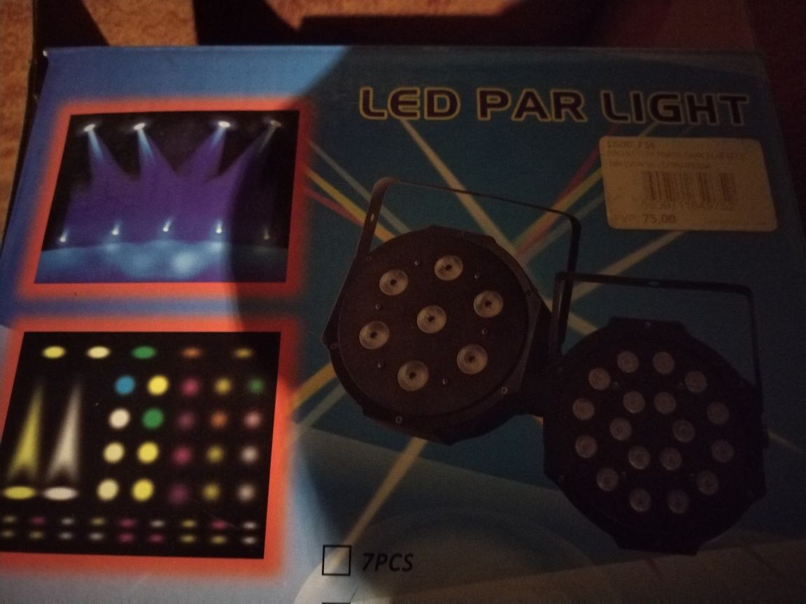 Luz led rgb disco