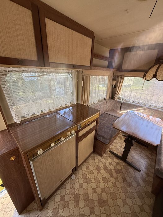 Adria Stacjonarna na działkę budowe 4 os duży wybór przyczep