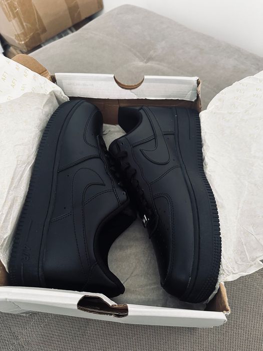 Nowe Buty Nike Air Force 1 '07 Czarne Rozmiar 42