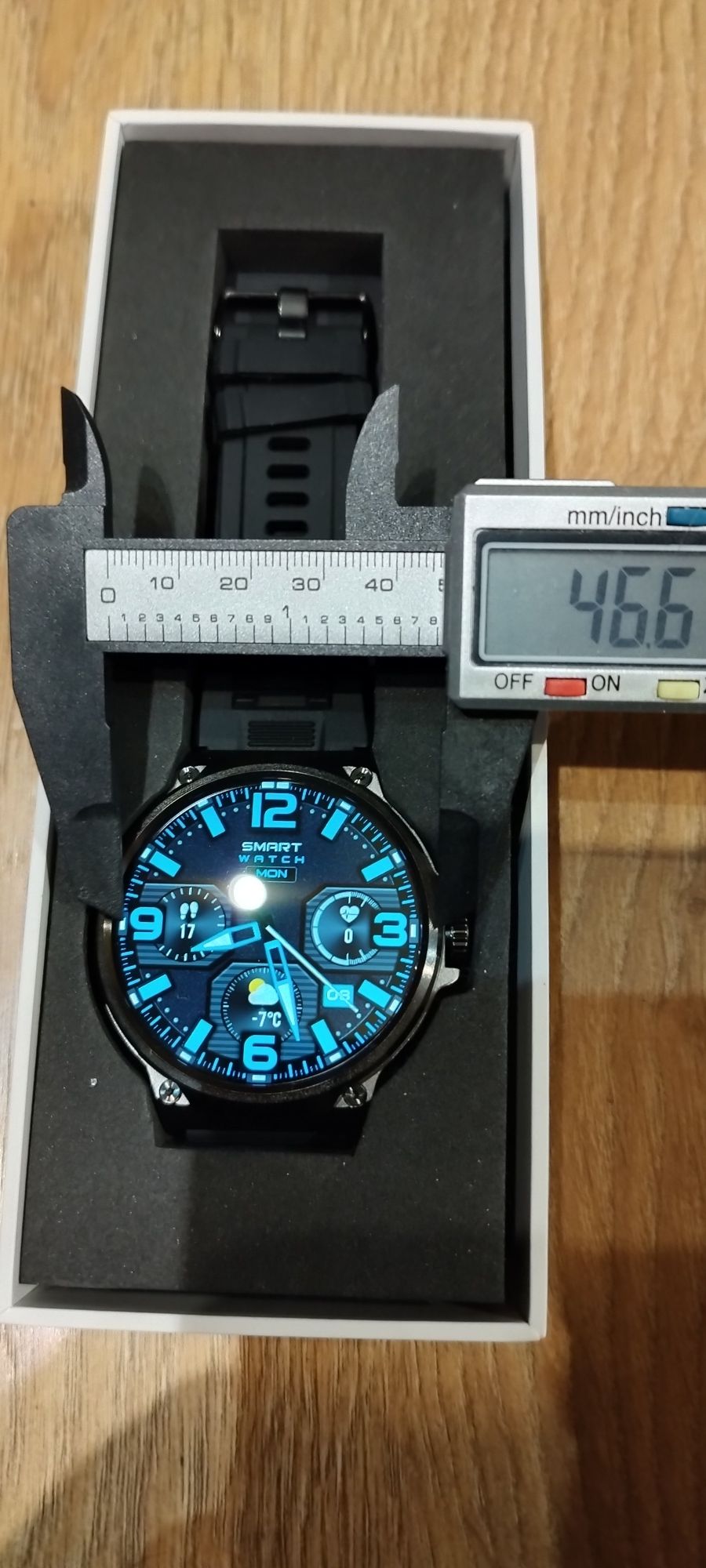 Smartwatch 1.85 cala Colmi V69 nowy bat folia gratis 710 mAh