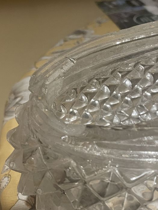 Glashutte Limburg lampa kinkiet scienny krysztalowa mala złota