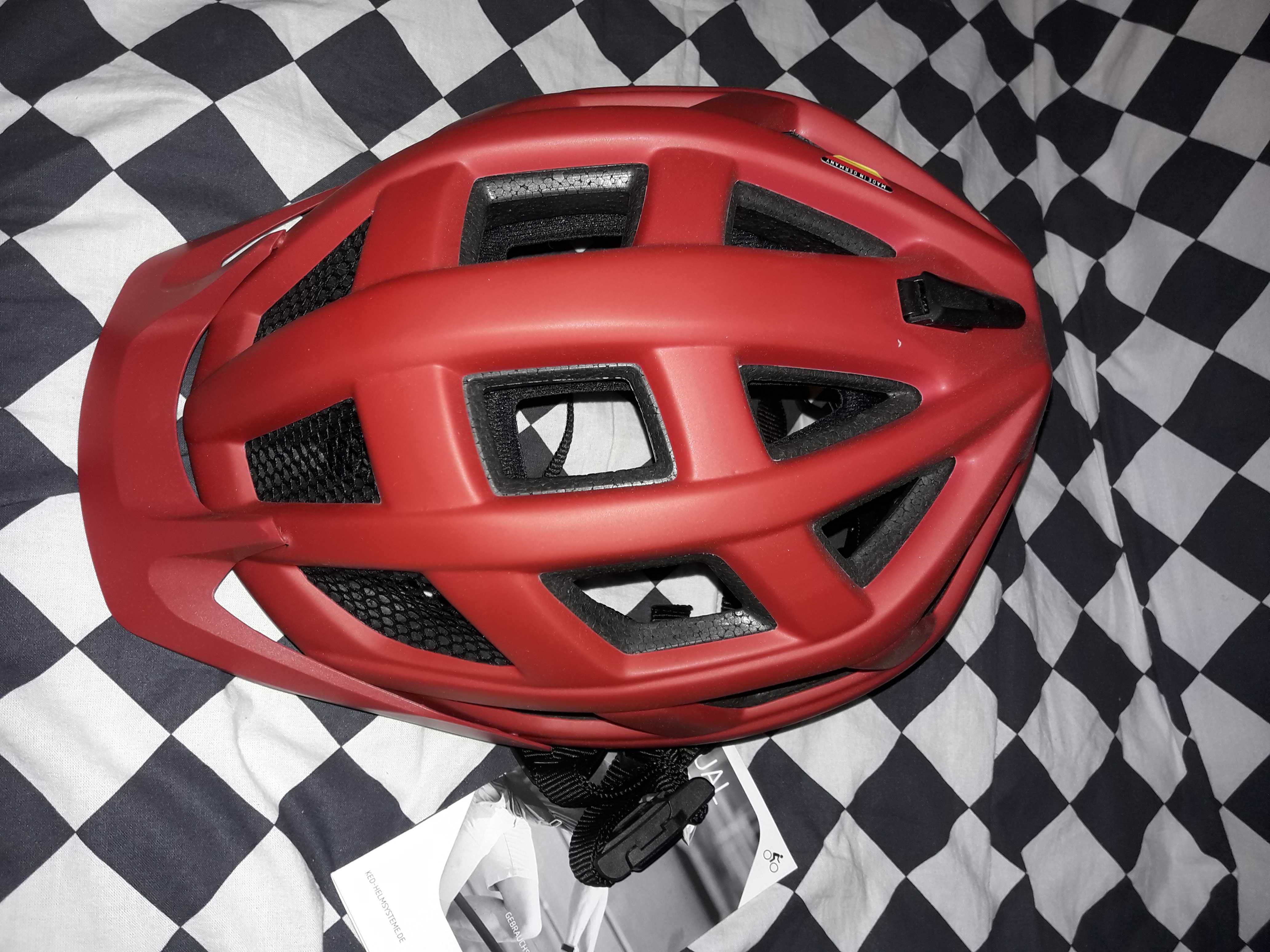 Nowy Kask rowerowy KED CROM MTB roz.L (57-62cm) FIDLOCK® lekki