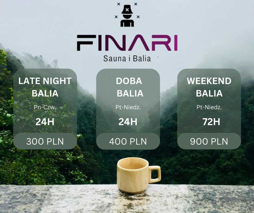 Sauna Balia JACUZZI mobilna WYNAJEM