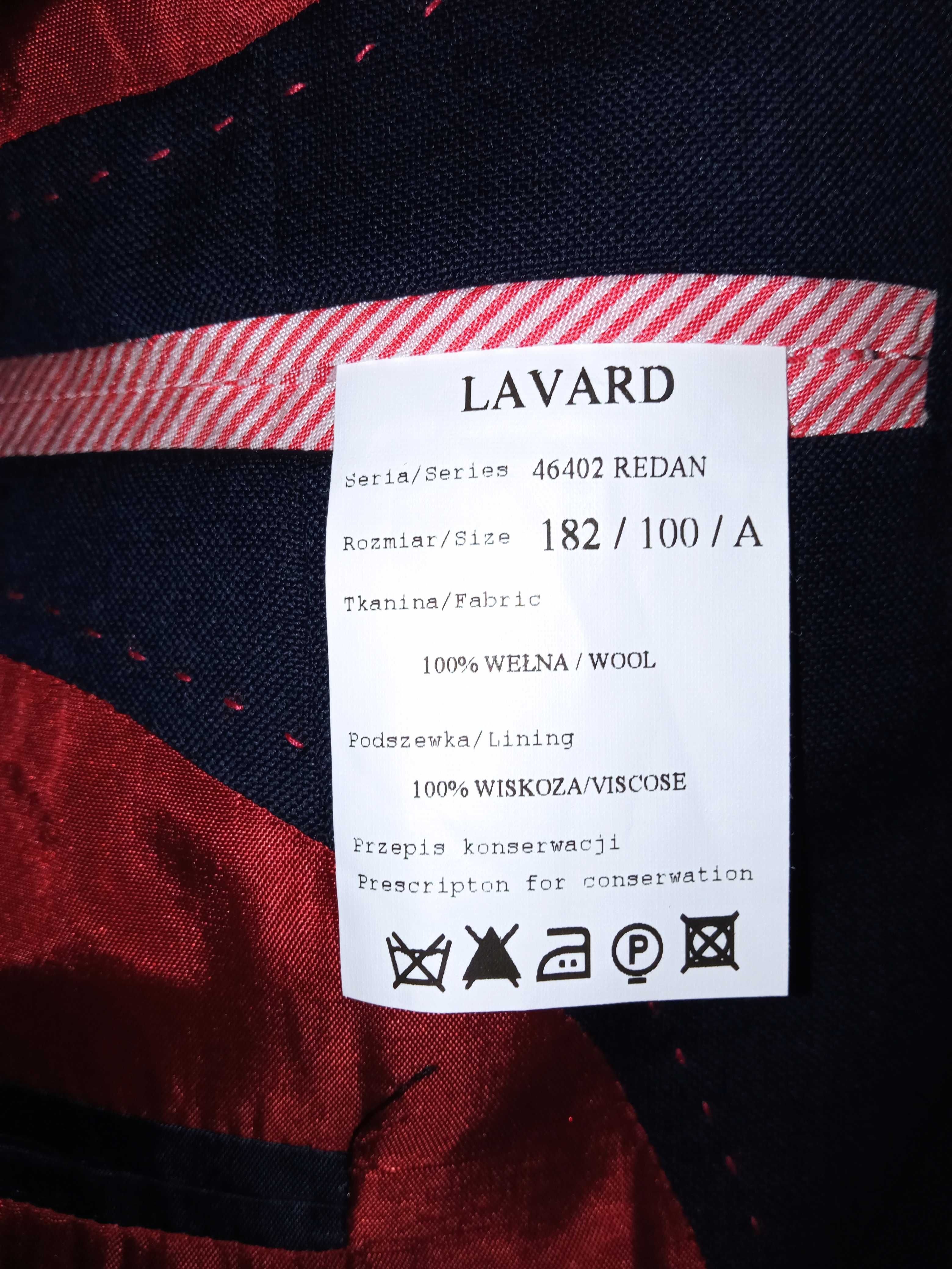 Marynarka Lavard Seria 46402 REDAN Rozmiar 182/100/A granat