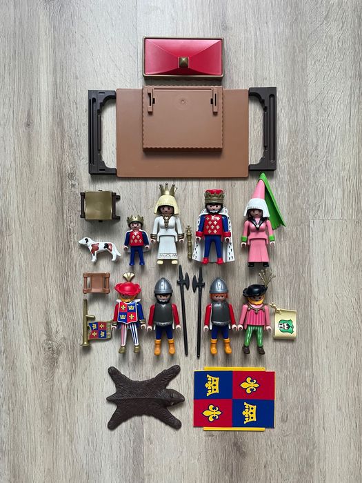 Completo 3659 playmobil rei rainha côrte medieval reinado