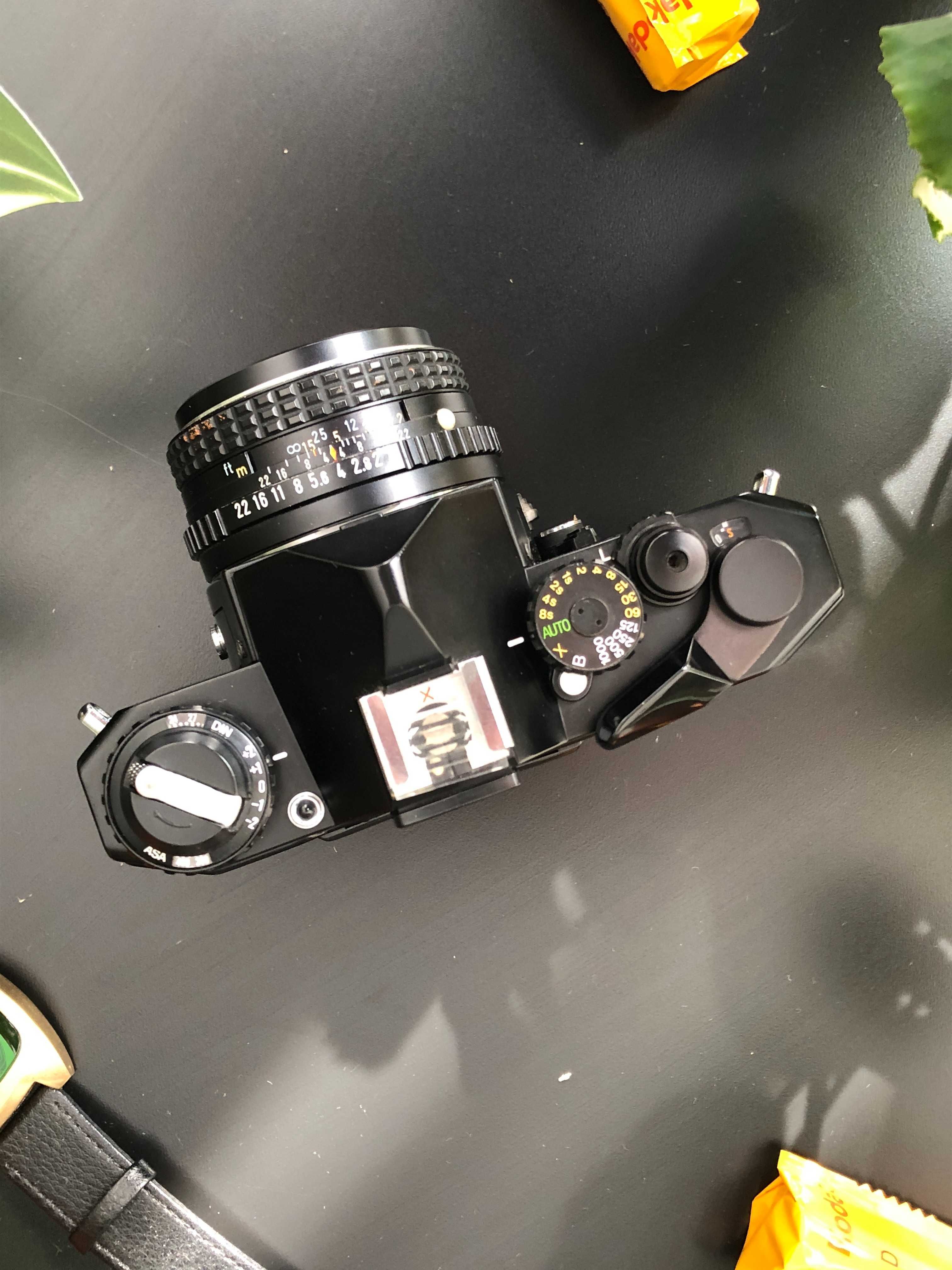 Фотокамера Porst compact reflex AM з Обєктивом SMC Pentax M 50mm f2