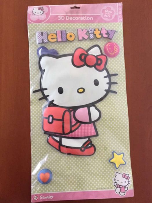 Autocolantes decorativos 3D Hello Kitty