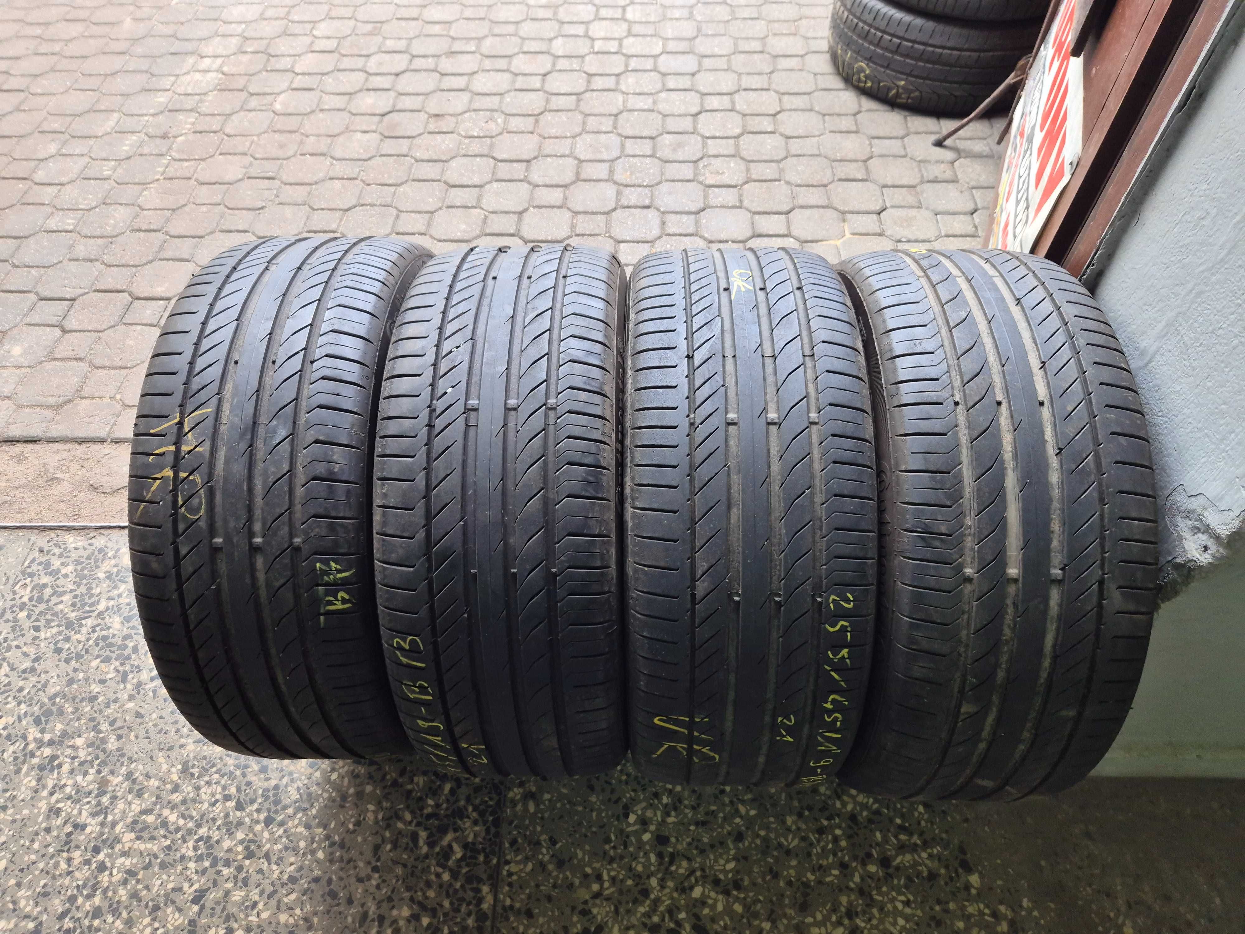 255/45r19 continental opony uzywane 4szt dostepne 2021r