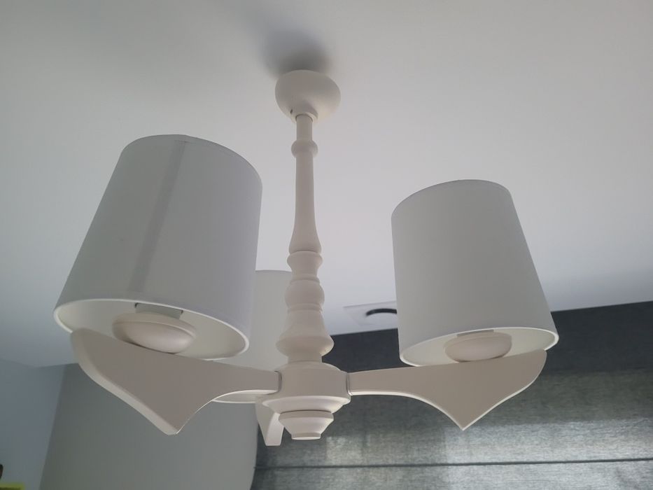 Żyrandol trójramienny baby d'Oro