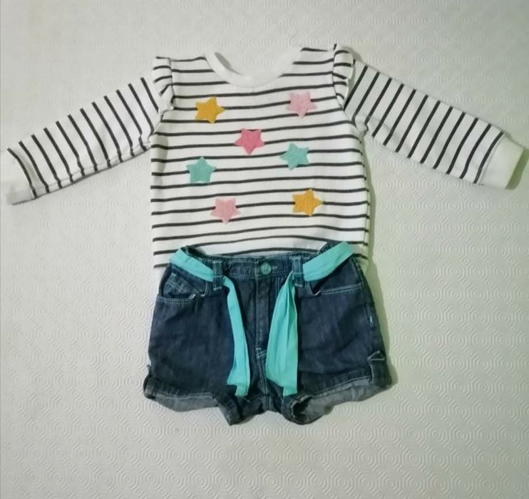 Conjunto para menina dos 2 aos 3 anos