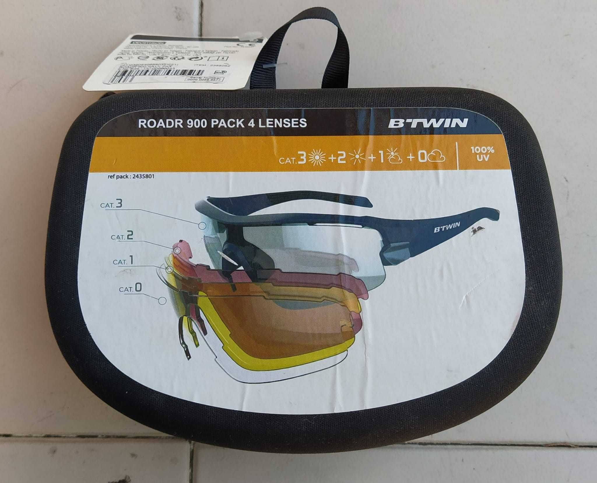 Lentes de óculos Decathlon B'Twin Roadr 900