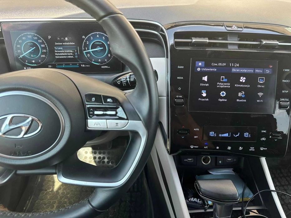 Hyundai Kona Tucson Konwersja USA / EUROPA Polskie Menu Mapa EUROPY