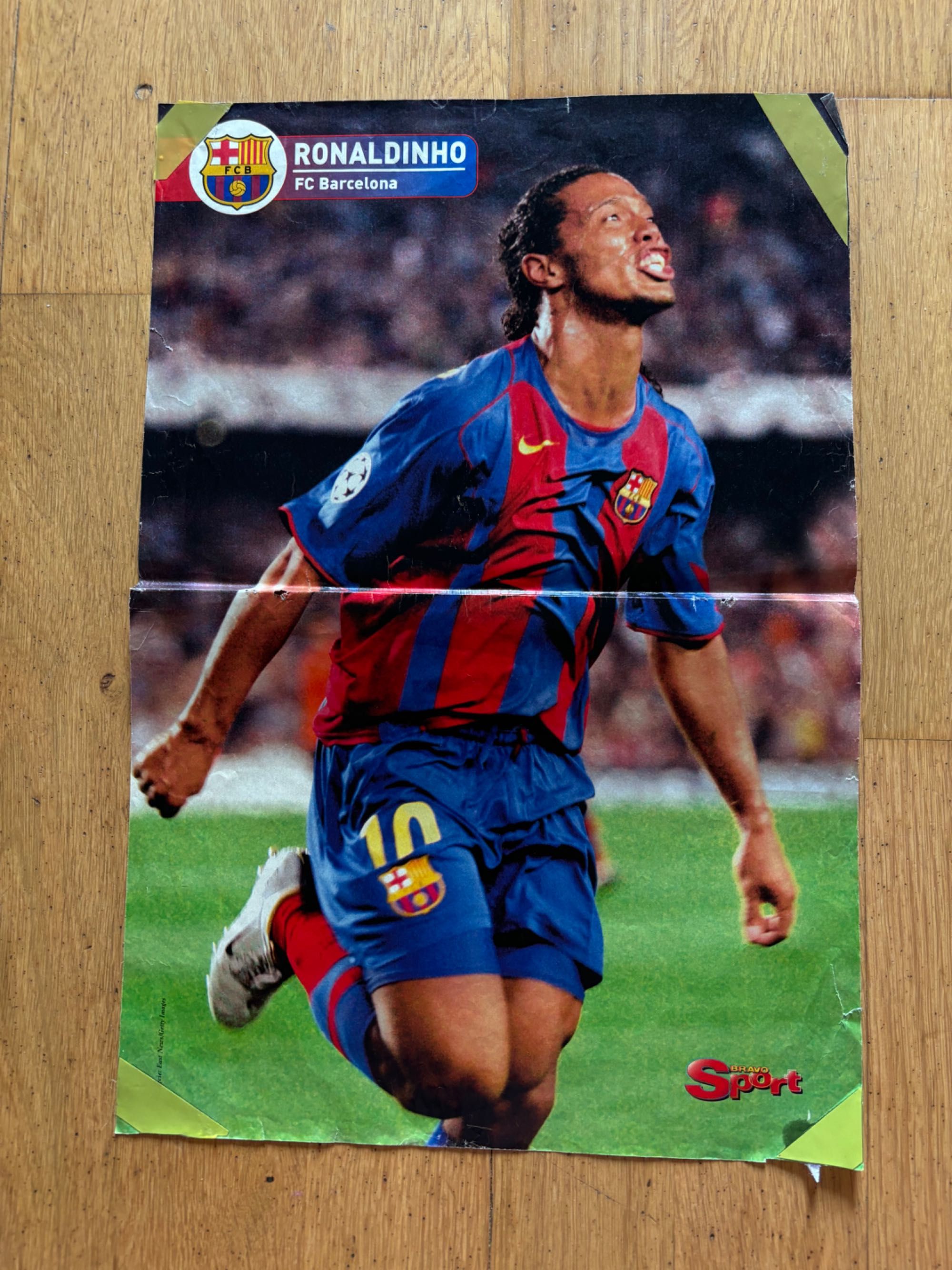 Bravo Sport plakat kolekcjonerski | Ronaldinho | Szarapowa | Drogba