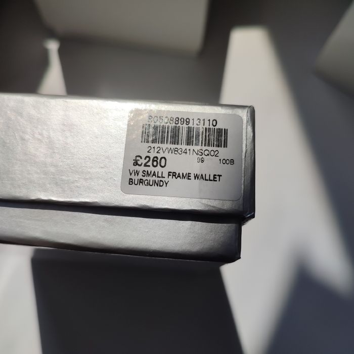 Оригінал Vivienne Westwood гаманець шкіряний чорний глянець монетниця