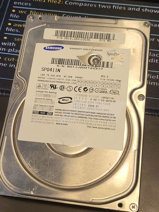 Dysk twardy IDE HDD Samsung 40GB