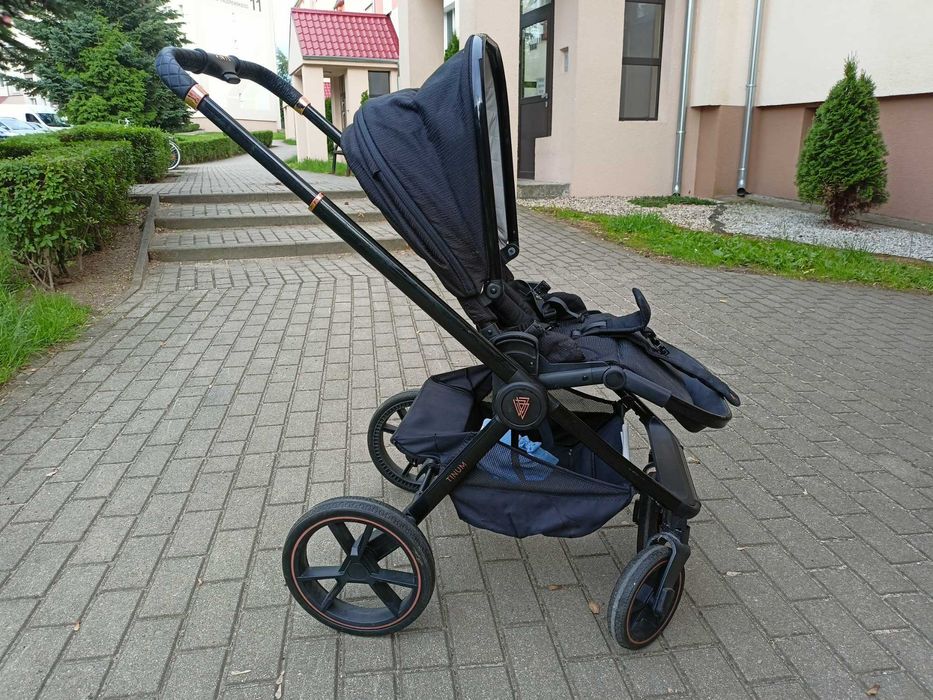 Wózek Venicci Tinum SE Stylish Black 2w1 gondola spacerówka dziecięcy